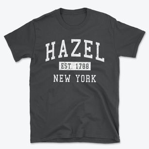 Hazel New York Classic Established Basic T-Shirt