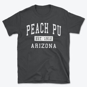 Peach Pu Arizona Classic Established Basic T-Shirt