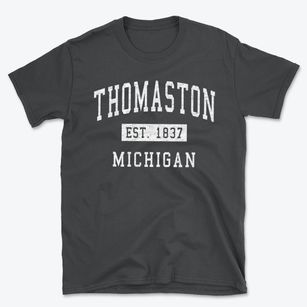 Thomaston Michigan Classic Established Basic T-Shirt