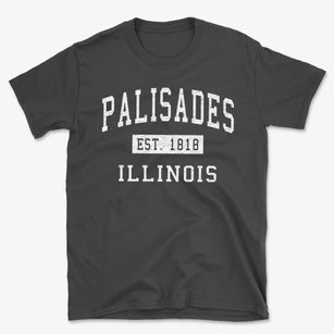 Palisades Illinois Classic Established Basic T-Shirt