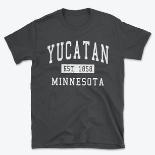 Yucatan Minnesota Classic Established Basic T-Shirt