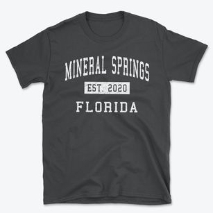 Mineral Springs Florida Classic Established Basic T-Shirt