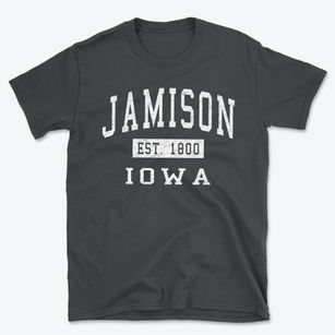 Jamison Iowa Classic Established Basic T-Shirt