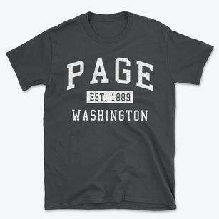 Page Washington Classic Established Basic T-Shirt