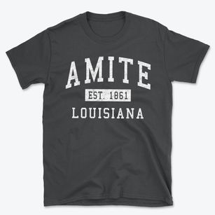 Amite Louisiana Classic Established Basic T-Shirt