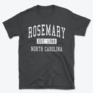 Rosemary North Carolina Classic Established Basic T-Shirt