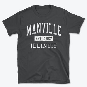 Manville Illinois Classic Established Basic T-Shirt