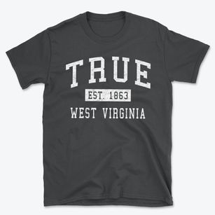 TRUE West Virginia Classic Established Basic T-Shirt