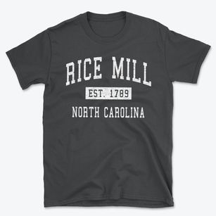 Rice Mill North Carolina Classic Established Basic T-Shirt
