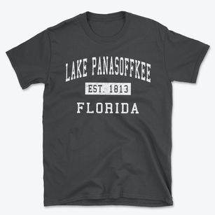 Lake Panasoffkee Florida Classic Established Basic T-Shirt