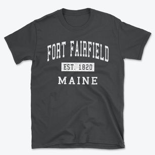 Fort Fairfield Maine Classic Established Basic T-Shirt