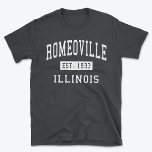 Romeoville Illinois Classic Established Basic T-Shirt