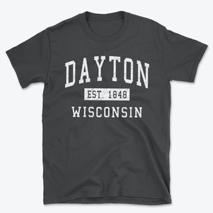 Dayton Wisconsin Classic Established Basic T-Shirt