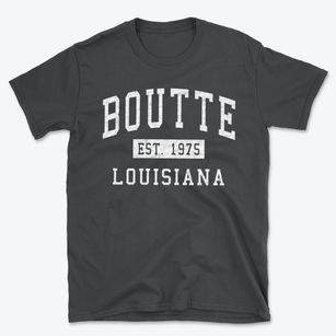 Boutte Louisiana Classic Established Basic T-Shirt