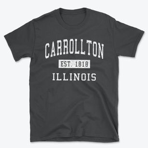Carrollton Illinois Classic Established Basic T-Shirt