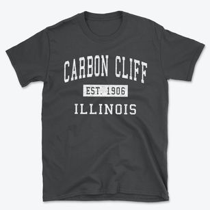 Carbon Cliff Illinois Classic Established Basic T-Shirt