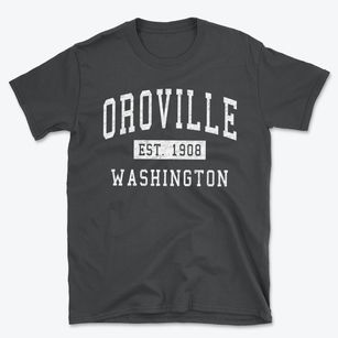 Oroville Washington Classic Established Basic T-Shirt