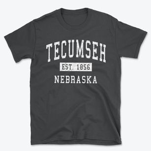 Tecumseh Nebraska Classic Established Basic T-Shirt