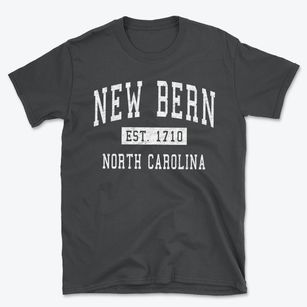 New Bern North Carolina Classic Established Basic T-Shirt