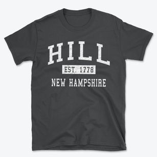 Hill New Hampshire Classic Established Basic T-Shirt