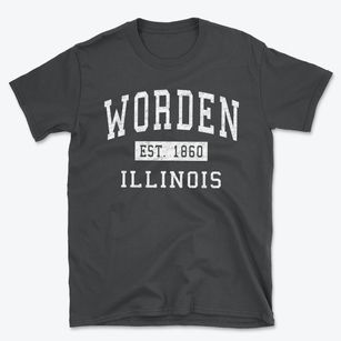 Worden Illinois Classic Established Basic T-Shirt