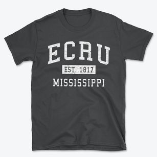 Ecru Mississippi Classic Established Basic T-Shirt