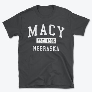Macy Nebraska Classic Established Basic T-Shirt