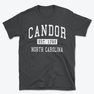 Candor North Carolina Classic Established Basic T-Shirt