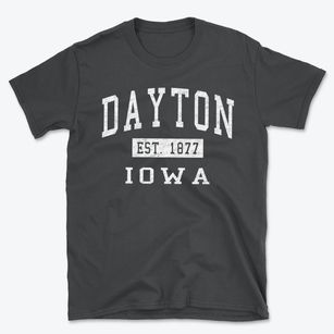 Dayton Iowa Classic Established Basic T-Shirt