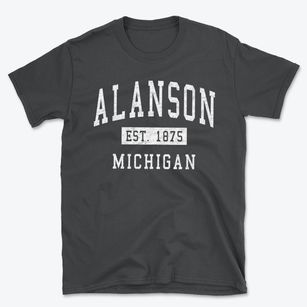 Alanson Michigan Classic Established Basic T-Shirt