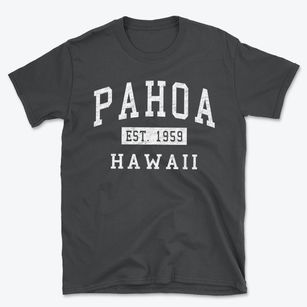Pahoa Hawaii Classic Established Basic T-Shirt