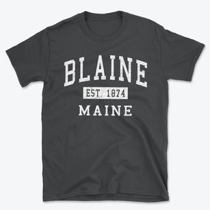 Blaine Maine Classic Established Basic T-Shirt