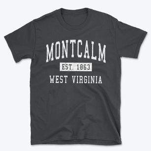Montcalm West Virginia Classic Established Basic T-Shirt