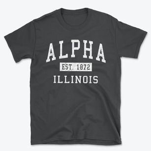 Alpha Illinois Classic Established Basic T-Shirt