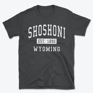 Shoshoni Wyoming Classic Established Basic T-Shirt