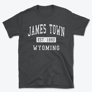 James Town Wyoming Classic Established Basic T-Shirt