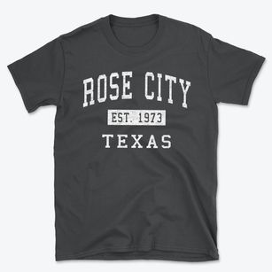 Rose City Texas Classic Established Basic T-Shirt