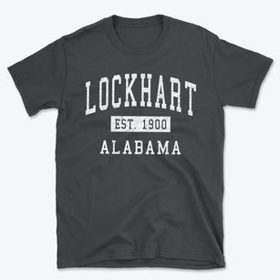Lockhart Alabama Classic Established Basic T-Shirt