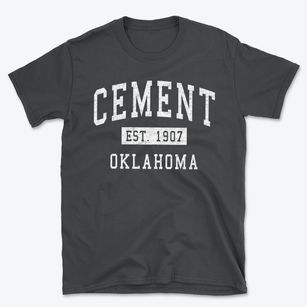 Cement Oklahoma Classic Established Basic T-Shirt