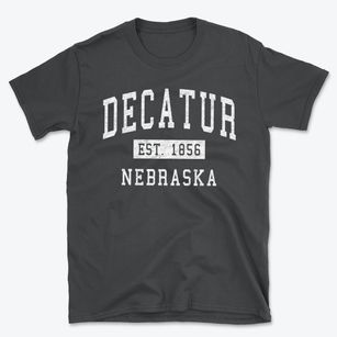 Decatur Nebraska Classic Established Basic T-Shirt