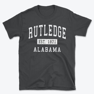 Rutledge Alabama Classic Established Basic T-Shirt