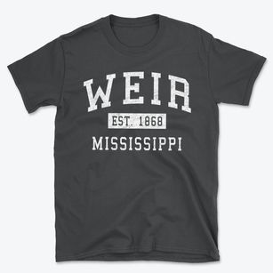 Weir Mississippi Classic Established Basic T-Shirt