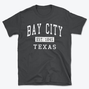 Bay City Texas Classic Established Basic T-Shirt