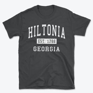Hiltonia Georgia Classic Established Basic T-Shirt