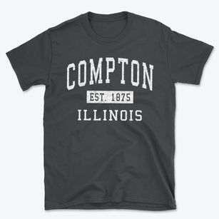 Compton Illinois Classic Established Basic T-Shirt