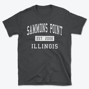 Sammons Point Illinois Classic Established Basic T-Shirt