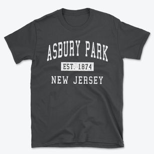 Asbury Park New Jersey Classic Established Basic T-Shirt
