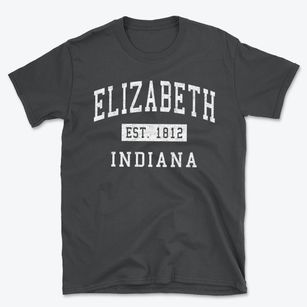 Elizabeth Indiana Classic Established Basic T-Shirt