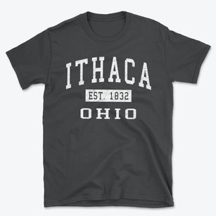 Ithaca Ohio Classic Established Basic T-Shirt