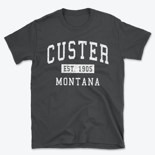 Custer Montana Classic Established Basic T-Shirt